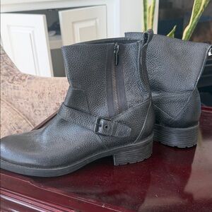 Nine West Black Men's Leather Ankle Boots